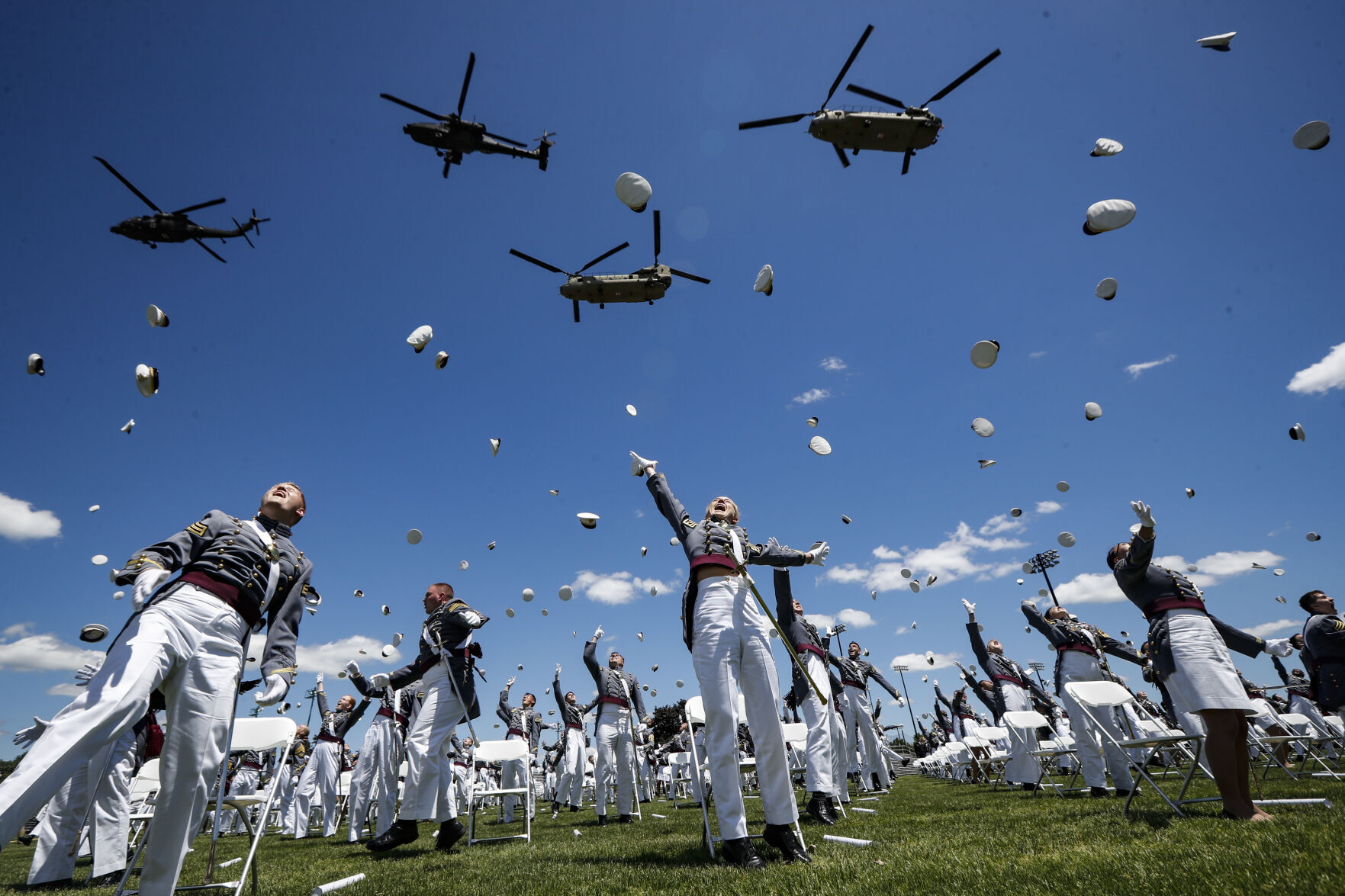 APTOPIX West Point Graduation